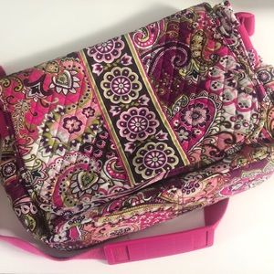 Vera Bradley Paisley Pink Messenger Bag